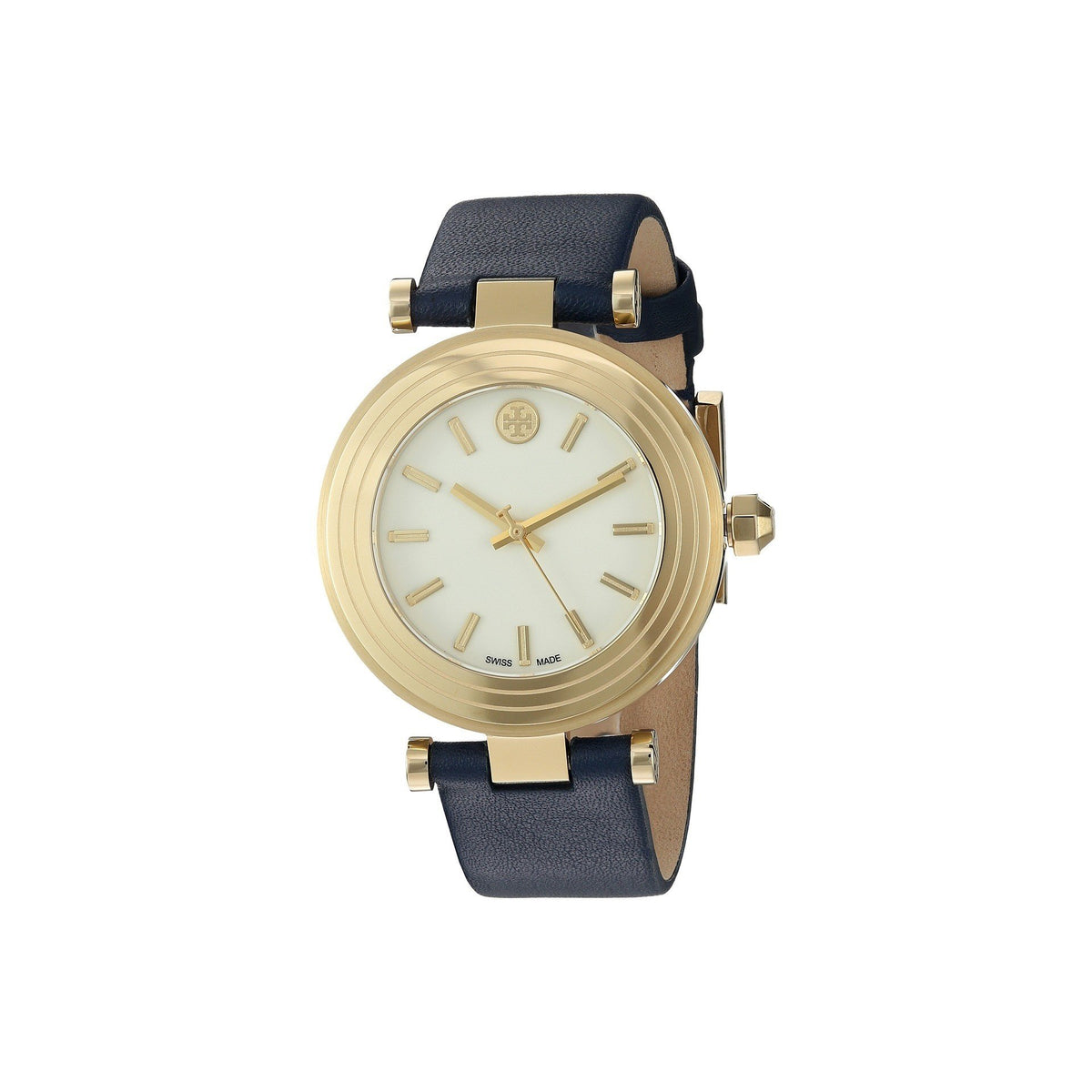 Tory Burch Women&#39;s TRB9001 Classic T Blue Leather Watch