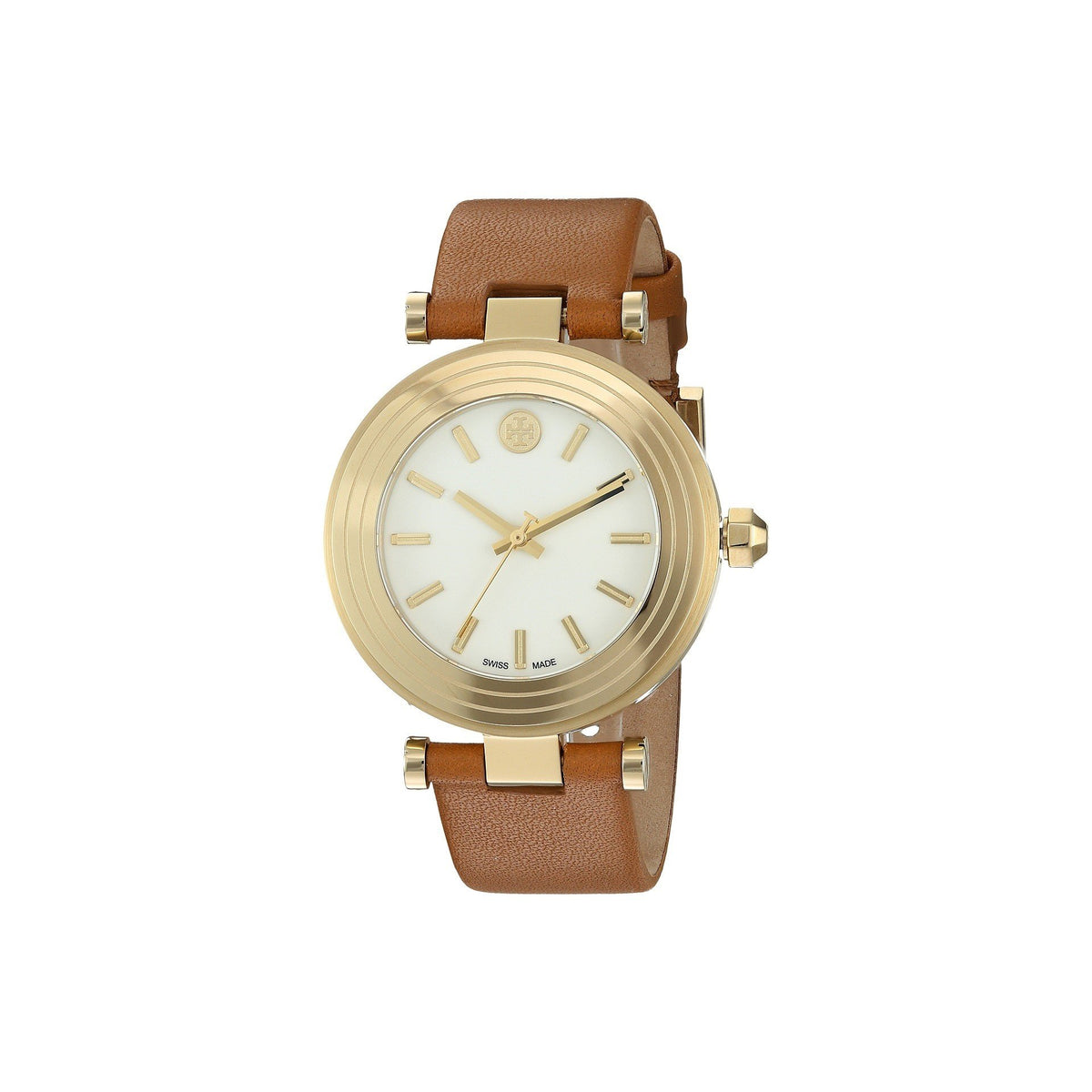 Tory Burch Women&#39;s TRB9002 Classic T Brown Leather Watch