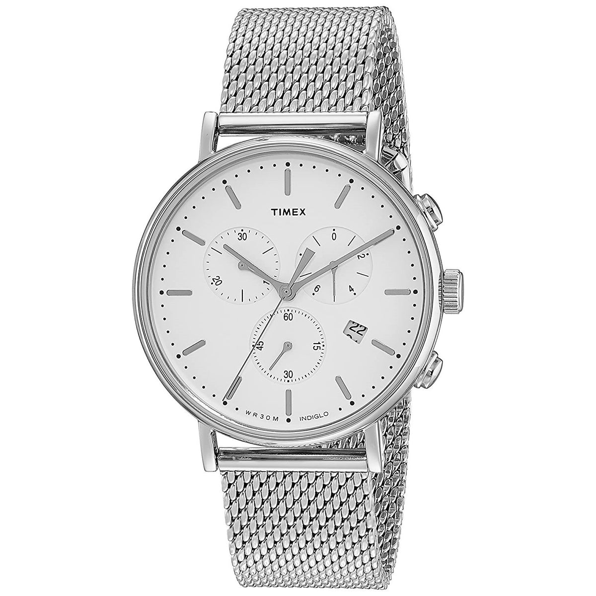 Timex Men's TW2R27100 Fairfield Chronograph Stainless Steel Watch