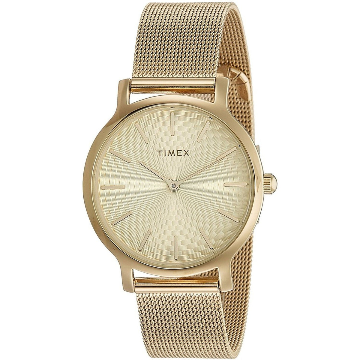 Timex Women&#39;s TW2R36100 Metropolitan Skyline Gold-Tone Stainless Steel Watch