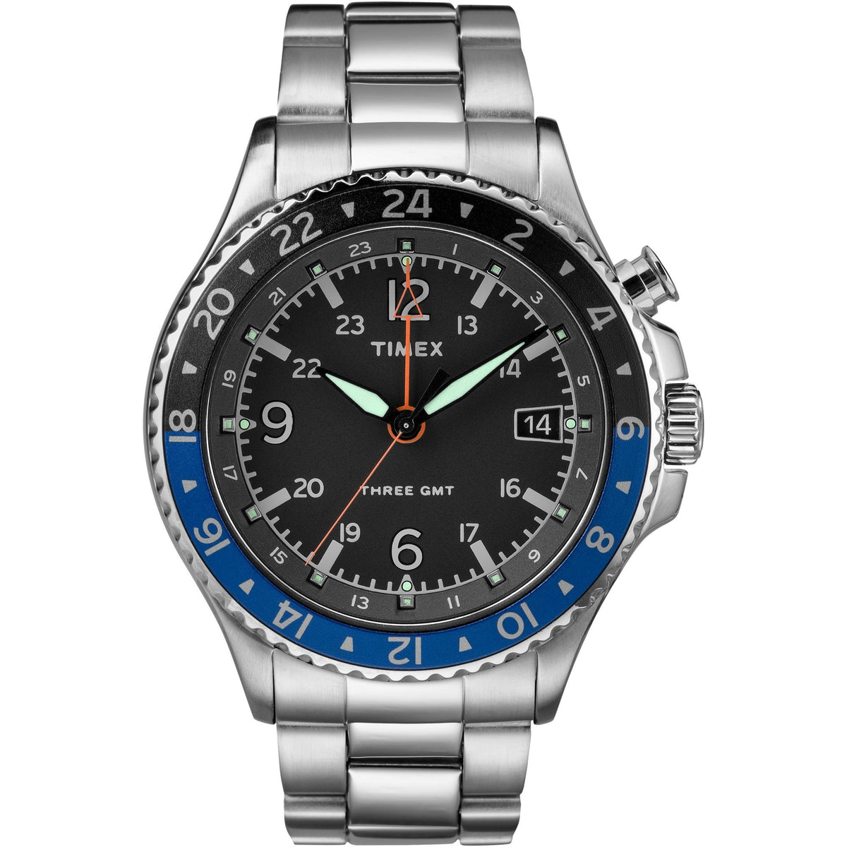 Timex Men's TW2R43500 Allied Three Stainless Steel Watch