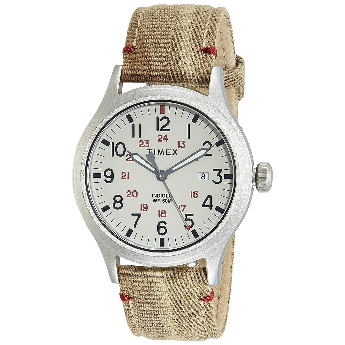 Timex Men's TW2R61000 Allied Brown Canvas Watch