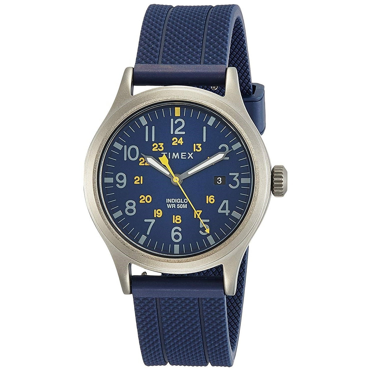 Timex Men&#39;s TW2R61100 Allied Blue Silicone Watch