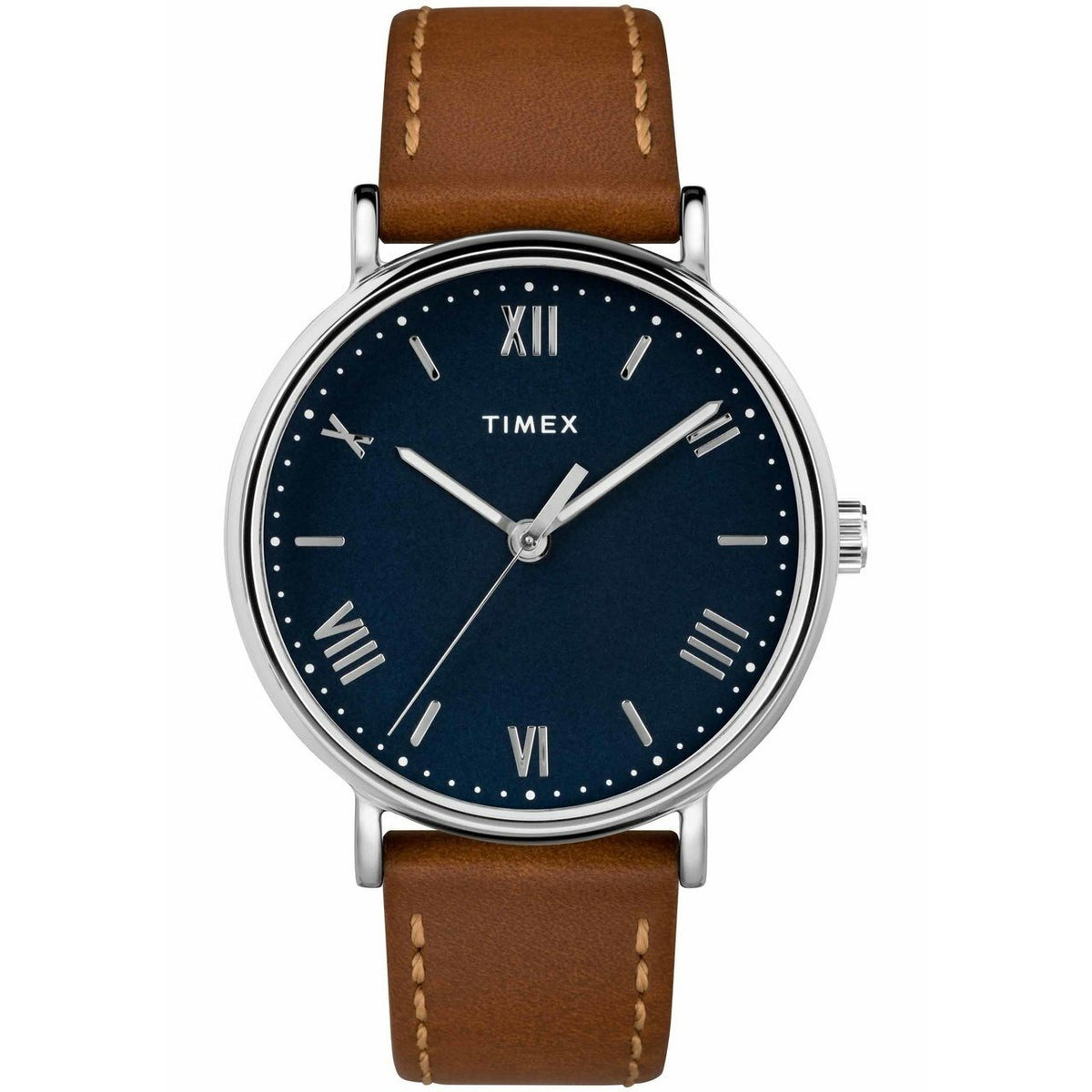 Timex Men's TW2R63900 Southview Brown Leather Watch