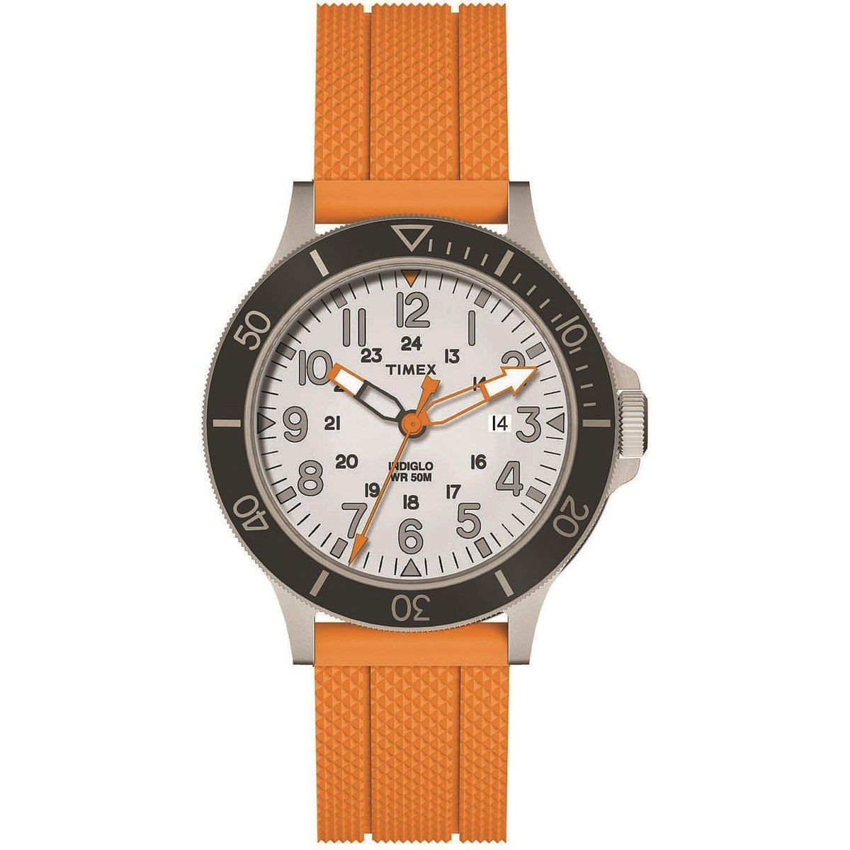 Timex Men's TW2R67400 Allied Orange Silicone Watch