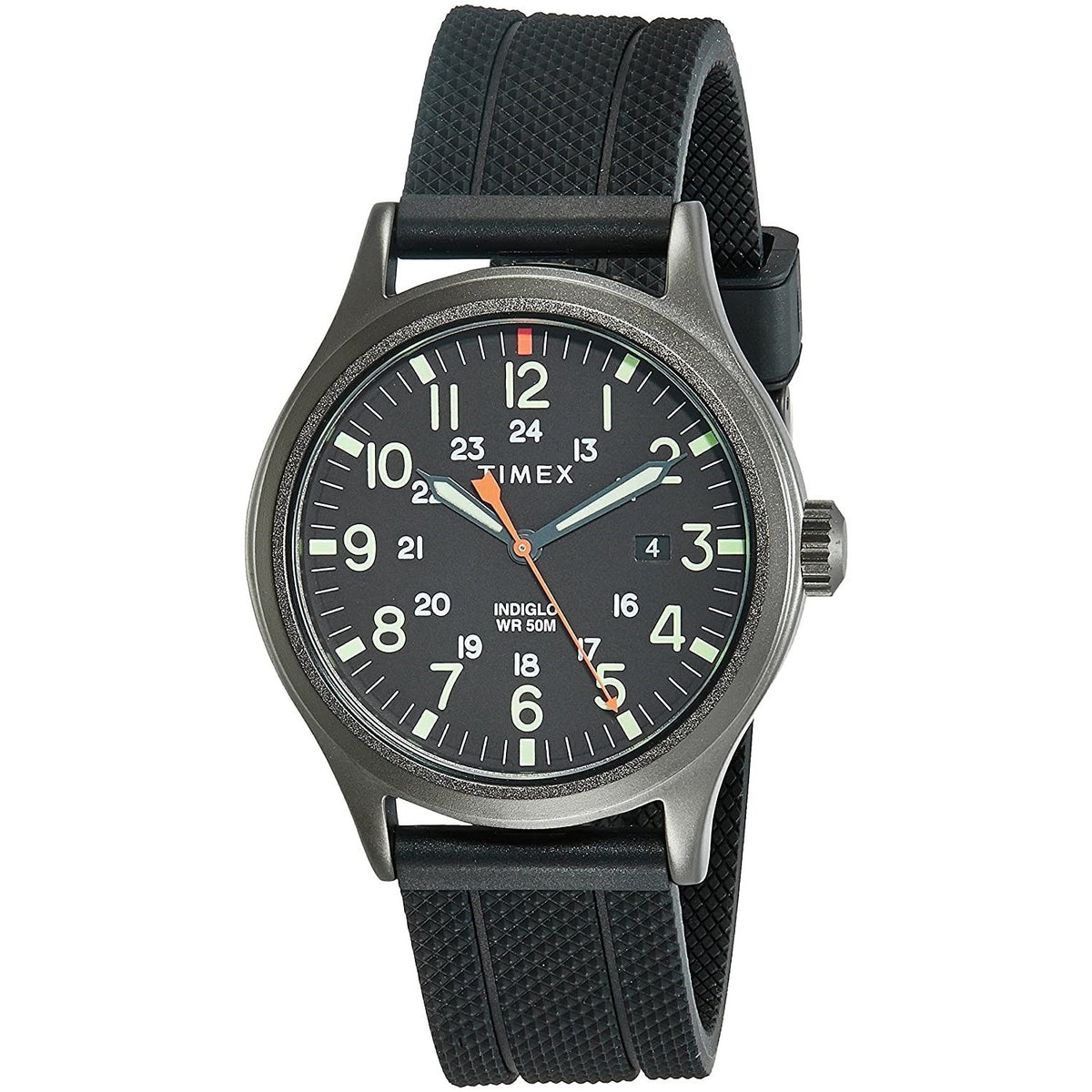 Timex Men&#39;s TW2R67500 Allied Black Silicone Watch