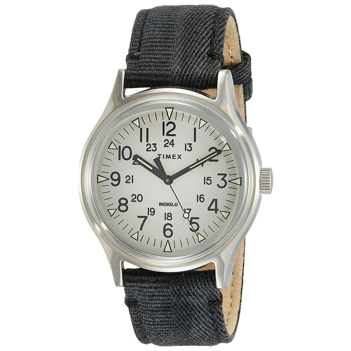 Timex Men&#39;s TW2R68300 MK1 Black Fabric Watch