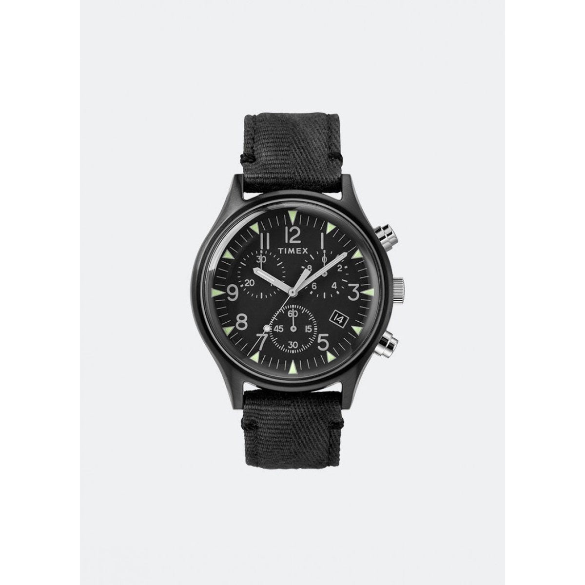 Timex Men&#39;s TW2R68700 MK1 Chronograph Black Fabric Watch