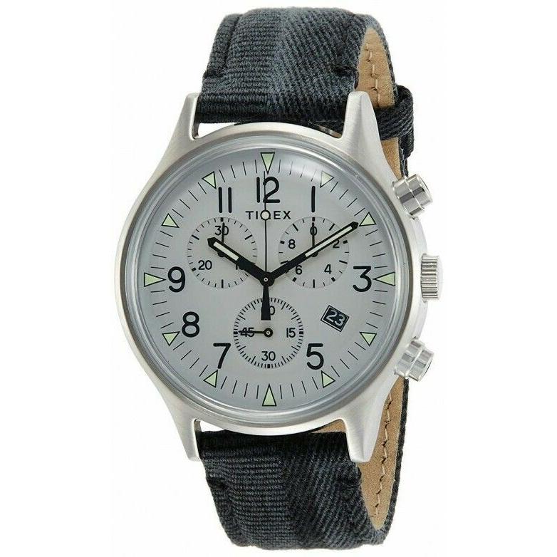 Timex Men's TW2R68800 MK1 Chronograph Black Fabric Watch