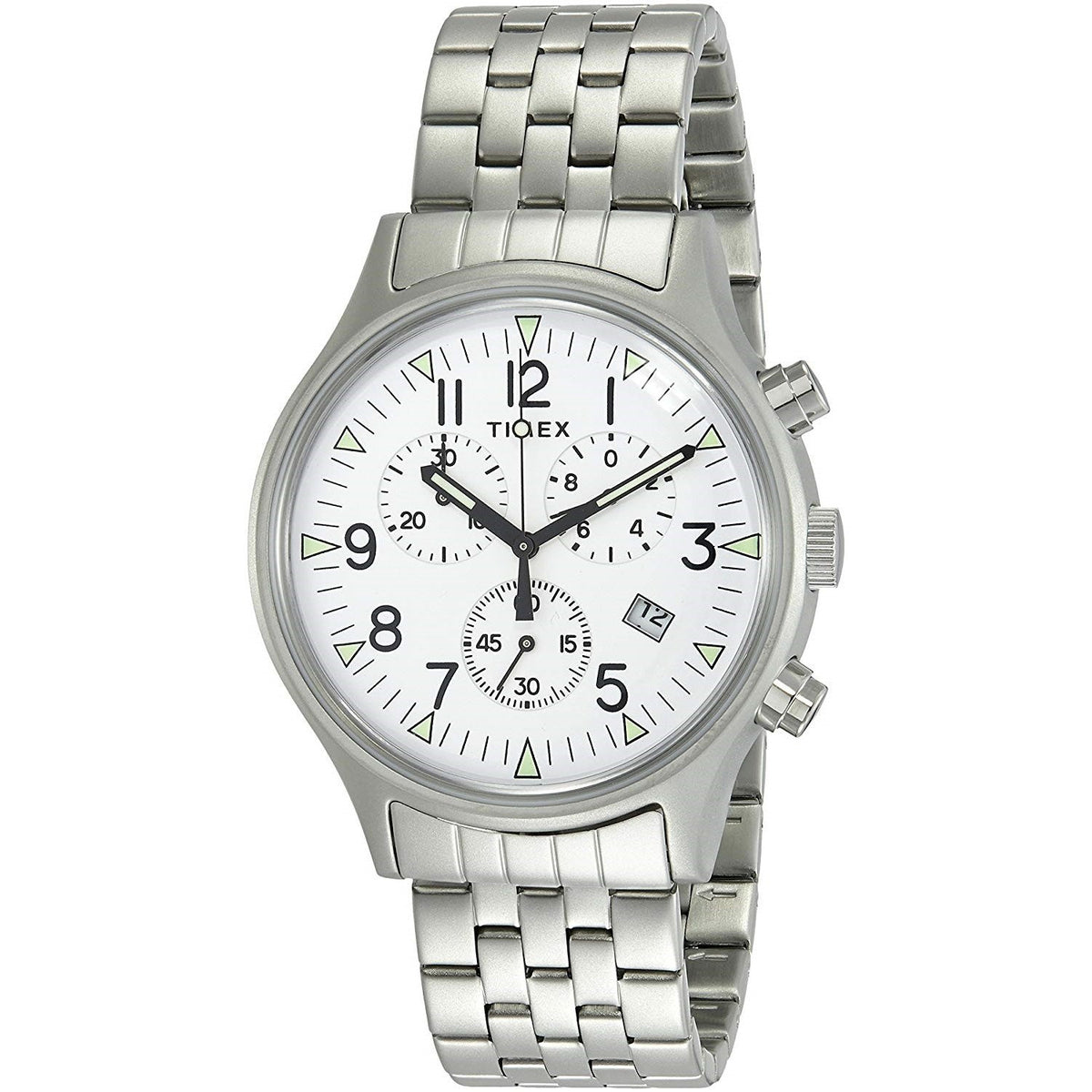 Timex Men&#39;s TW2R68900 MK1 Chronograph Stainless Steel Watch