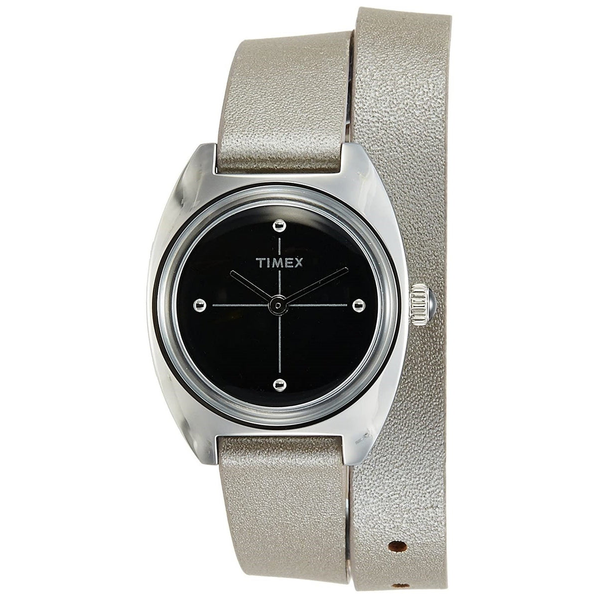 Timex Women's TW2R69900 Petite Leather Watch