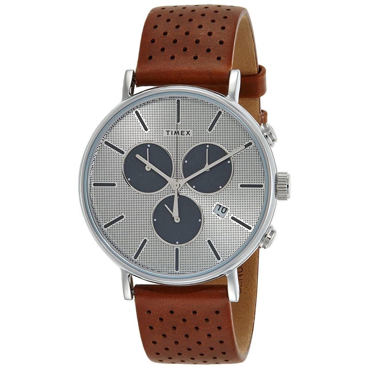 Timex Men&#39;s TW2R79900 Supernova Fairfield Chronograph Brown Leather Watch