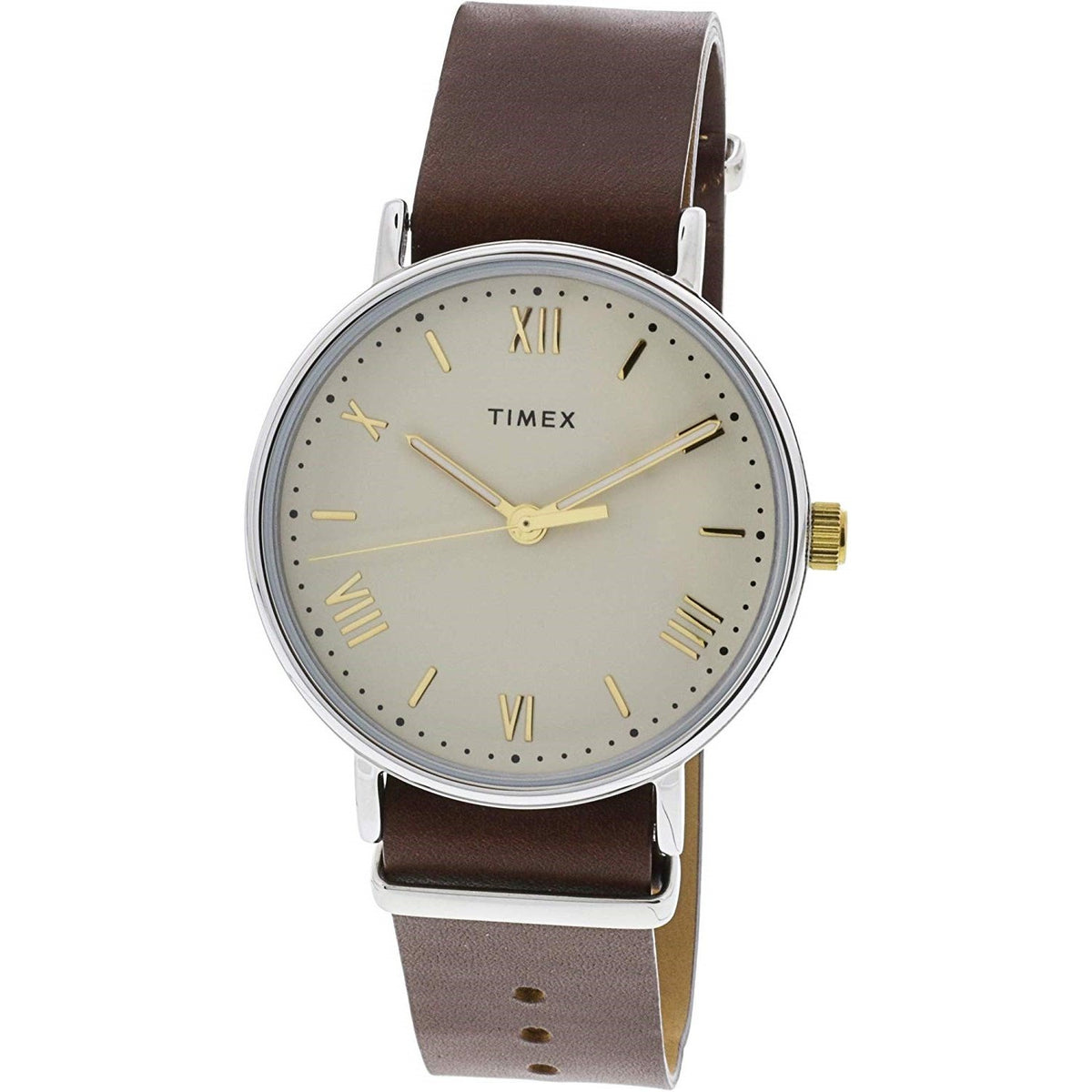 Timex Men's TW2R80400 Southview Brown Leather Watch