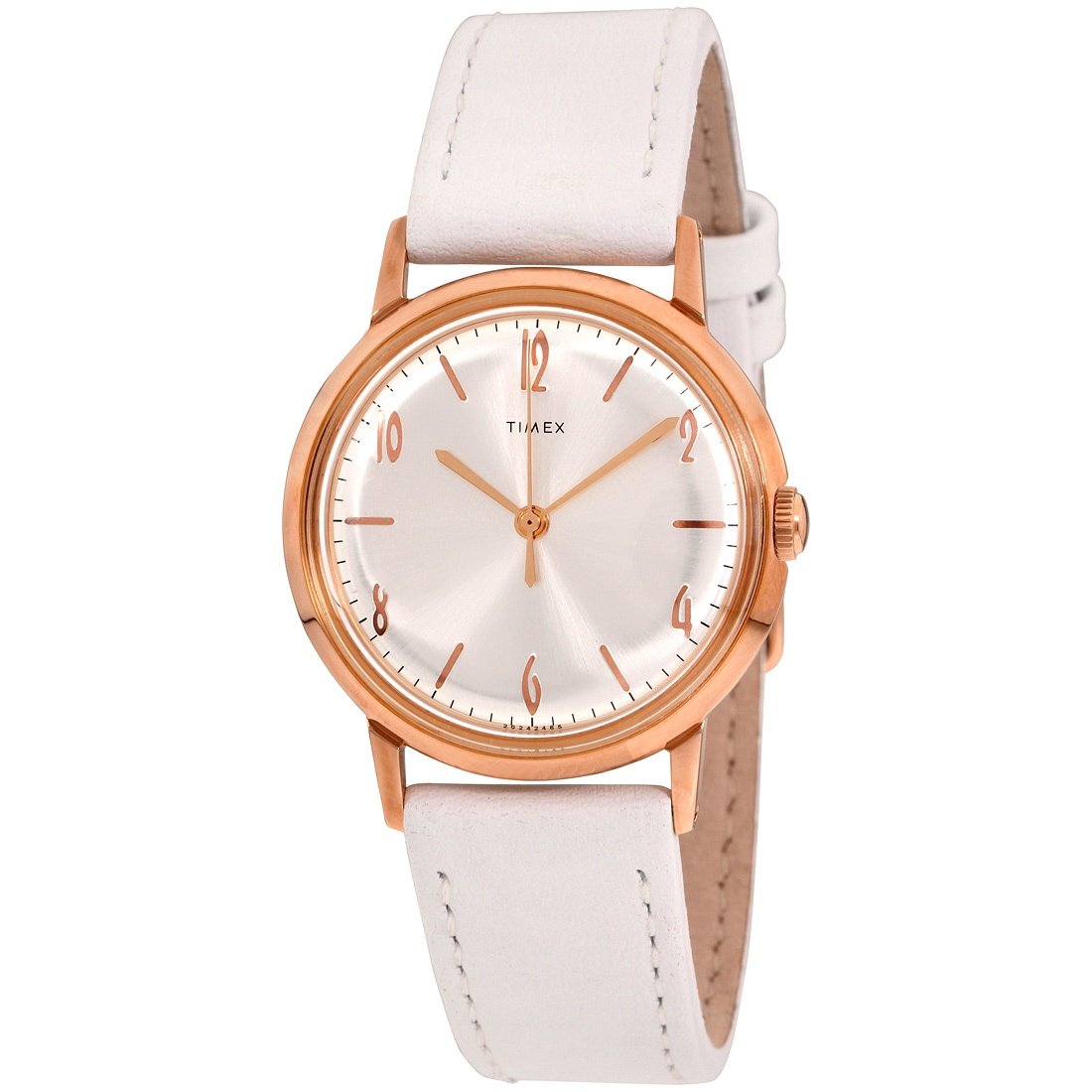 Timex Women&#39;s TW2T18300ZV Marlin White Leather Watch