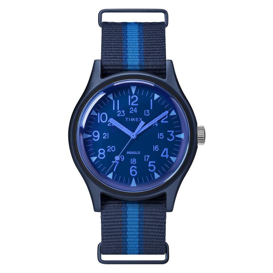 Timex Men&#39;s TW2T25100 MK1 Aluminum California Two-Tone Canvas Watch