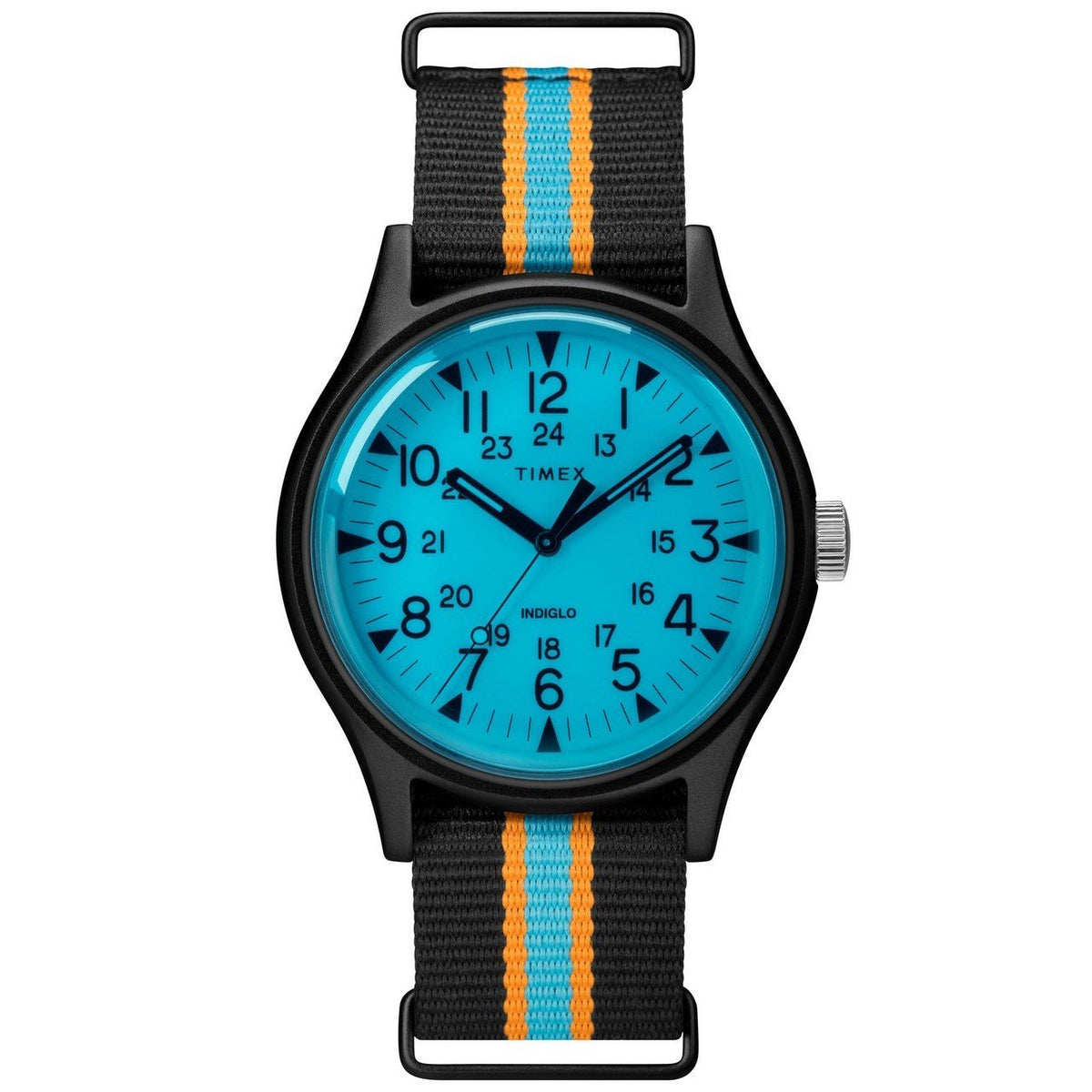 Timex Men's TW2T25400 MK1 Aluminum California Multicolored Canvas Watch