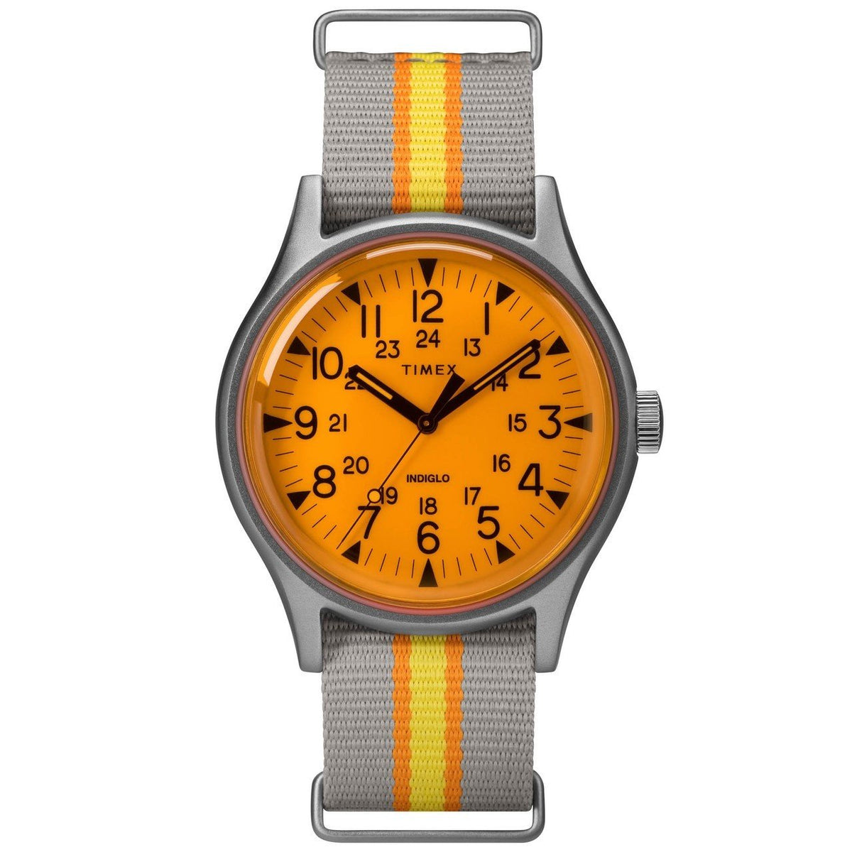 Timex Men&#39;s TW2T25500 MK1 Aluminum California Multicolored Canvas Watch