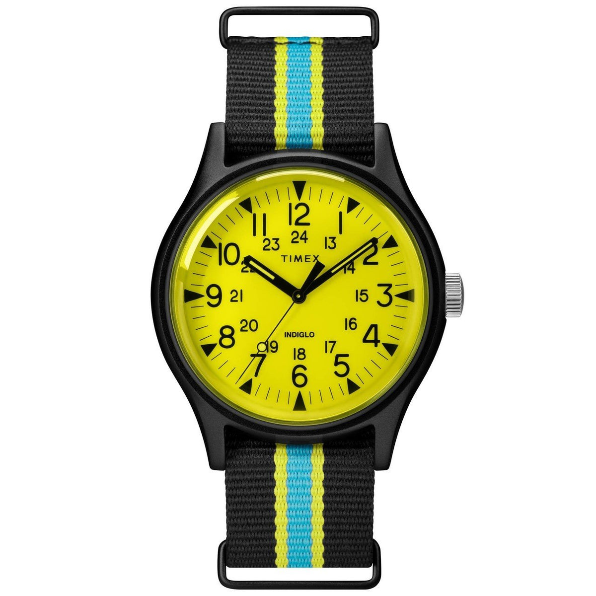 Timex Men's TW2T25700 MK1 Aluminum California Multicolored Canvas Watch