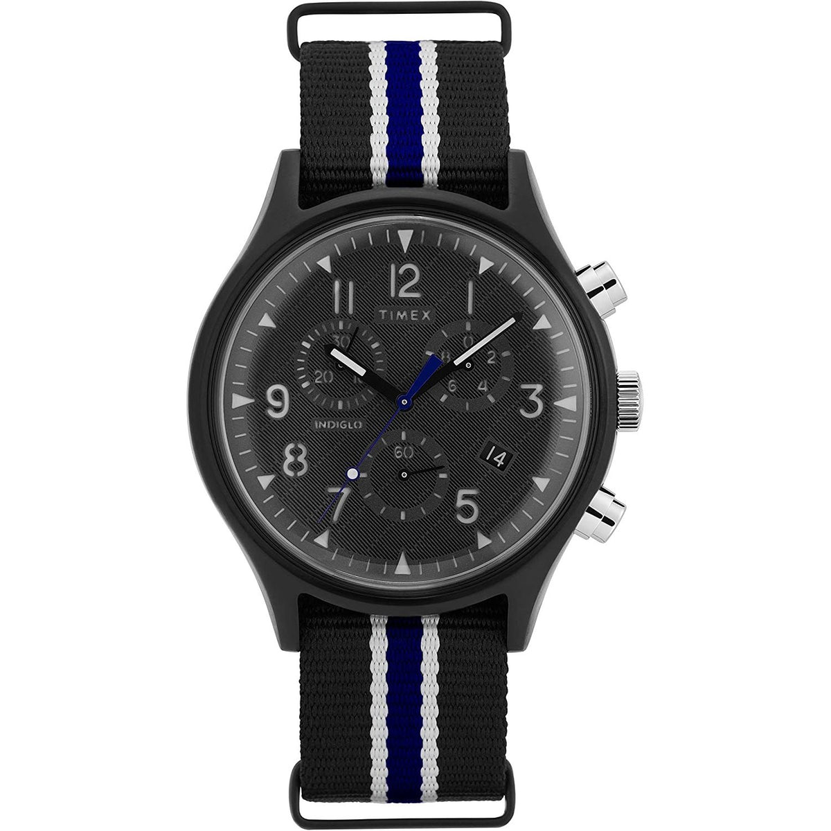 Timex Men&#39;s TW2T29700VQ MK1 Chronograph Multicolored Nylon Watch