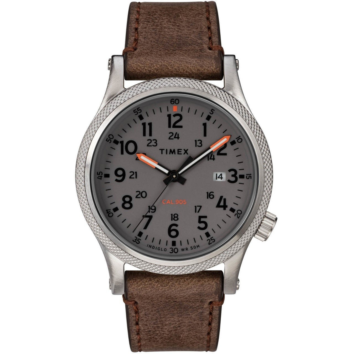 Timex Men's TW2T33300 Allied LT Brown Leather Watch