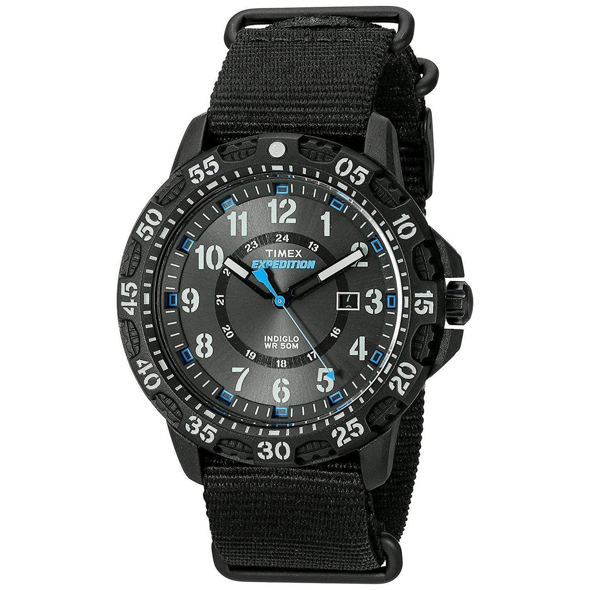 Timex Men&#39;s TW4B03500 Expedition Gallatin Black Nylon Watch