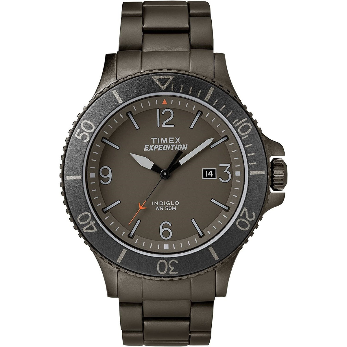 Timex Men's TW4B10800 Expedition Ranger Grey Stainless Steel Watch