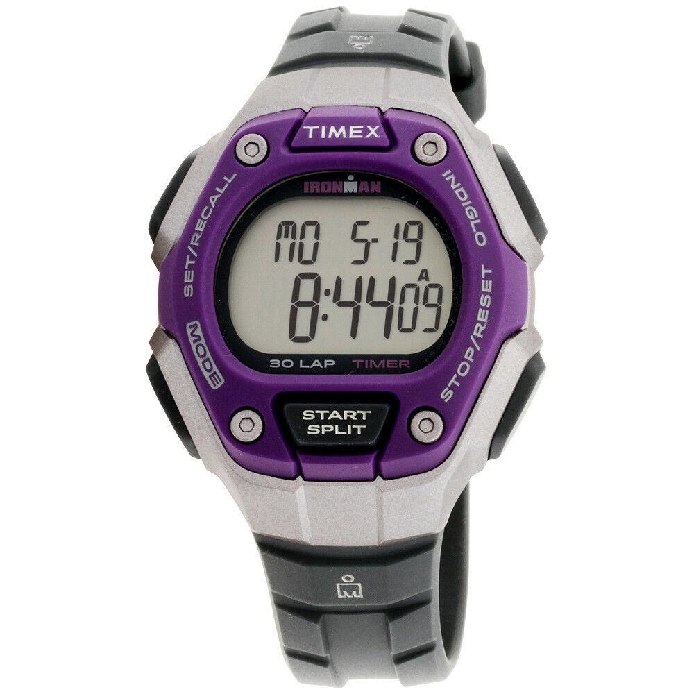Timex Women&#39;s TW5K89500 Ironman Black Plastic Watch