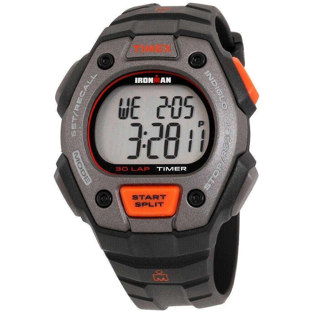 Timex Men&#39;s TW5K90900 Ironman Black Resin Watch