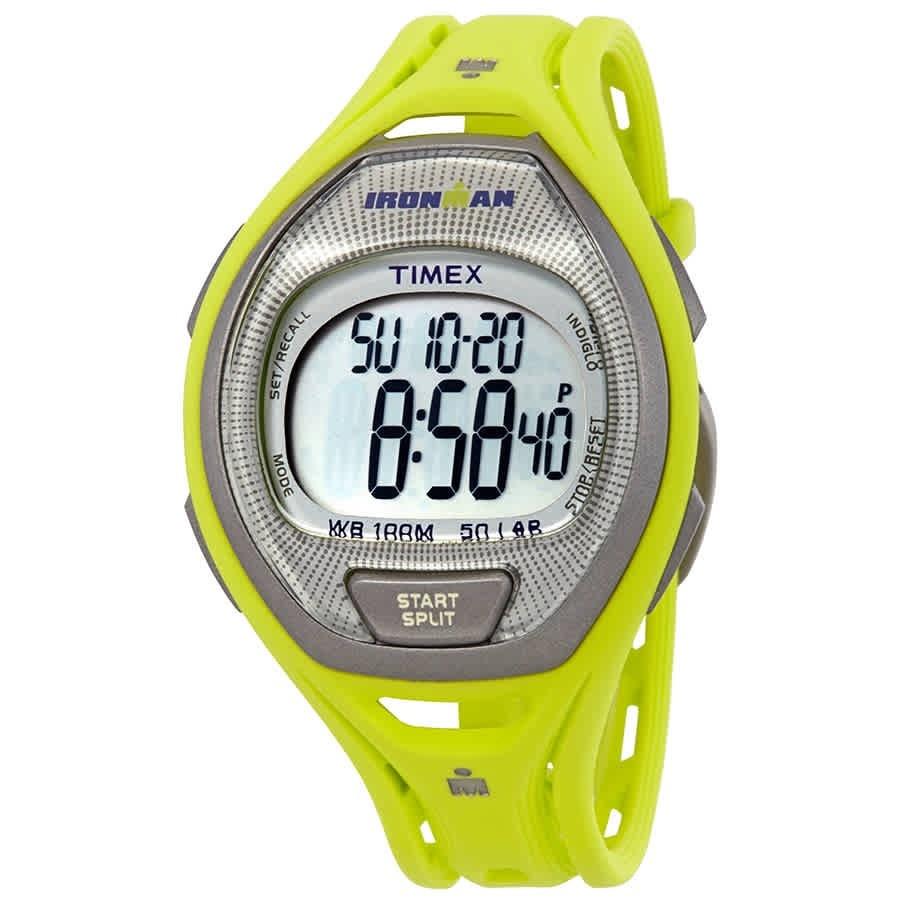 Timex Men&#39;s TW5K96100 Ironman Sleek Green Silicone Watch