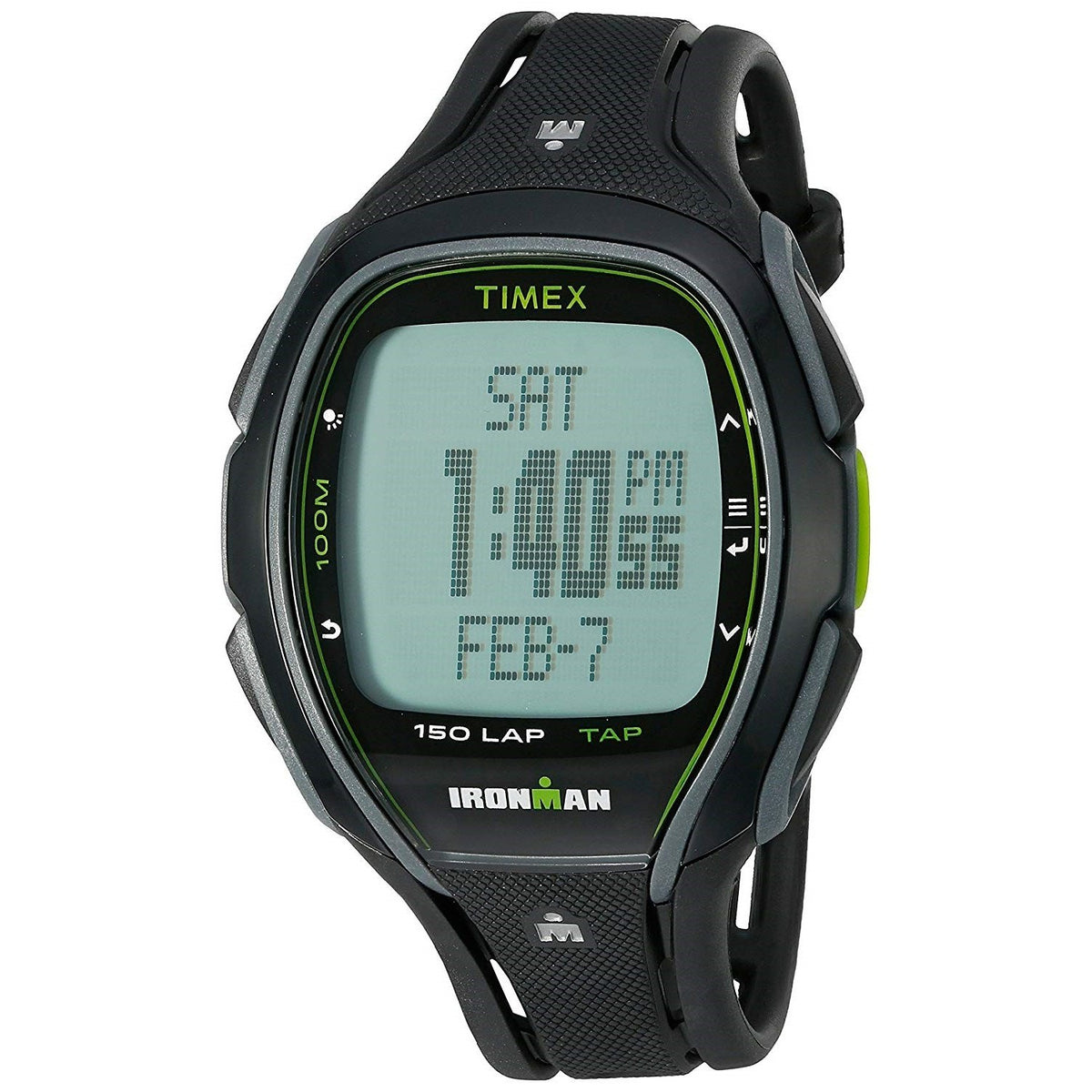 Timex Unisex TW5K96400 Ironman Sleek 150 Black Resin Watch