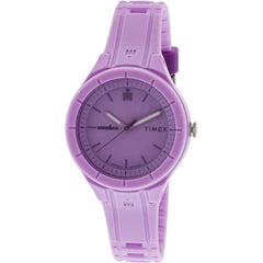Timex TW5M17300 Women's Ironman Essential 38mm Purple Silicone Strap Watch