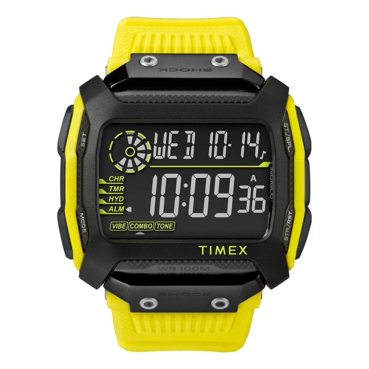 Timex Unisex TW5M18500 Command Yellow Plastic Watch