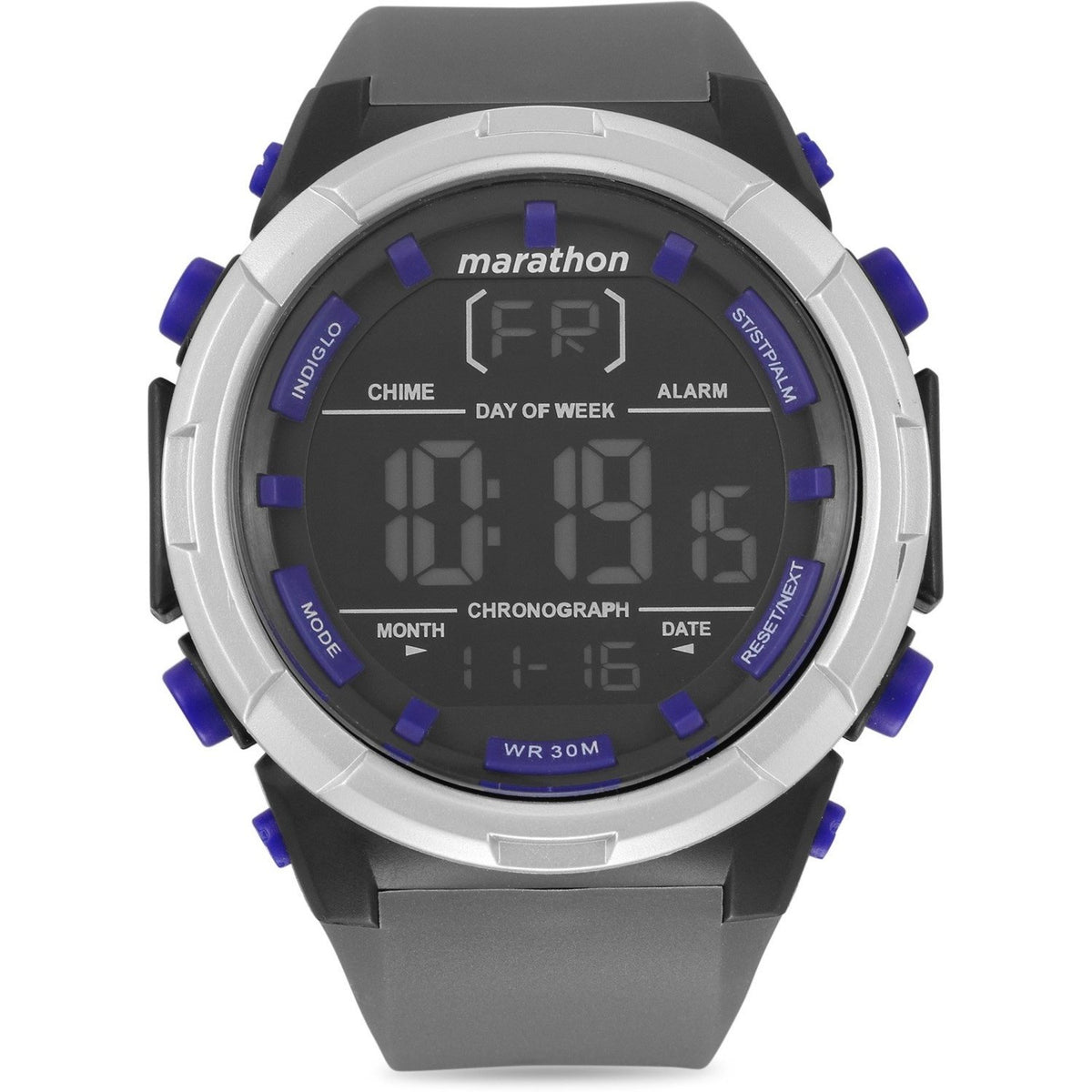 Timex Men's TW5M21000 Marathon Black Silicone Watch
