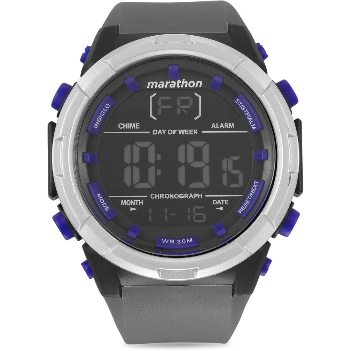 Timex Men&#39;s TW5M21000 Marathon Black Silicone Watch