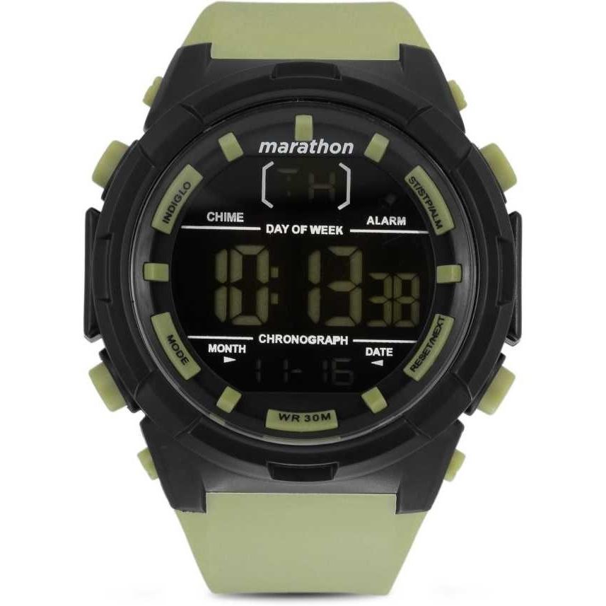 Timex Men&#39;s TW5M21100 Marathon Green Silicone Watch