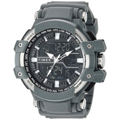 Timex Men's TW5M22600 Tactic DGTL Grey Silicone Watch Bezali