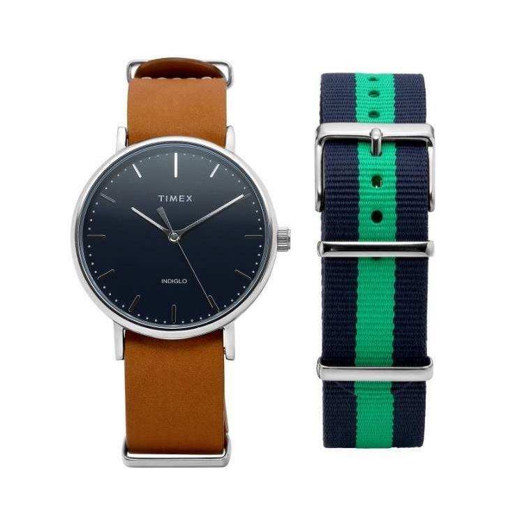 Timex Unisex TWG016300 Fairfield Brown Leather Watch