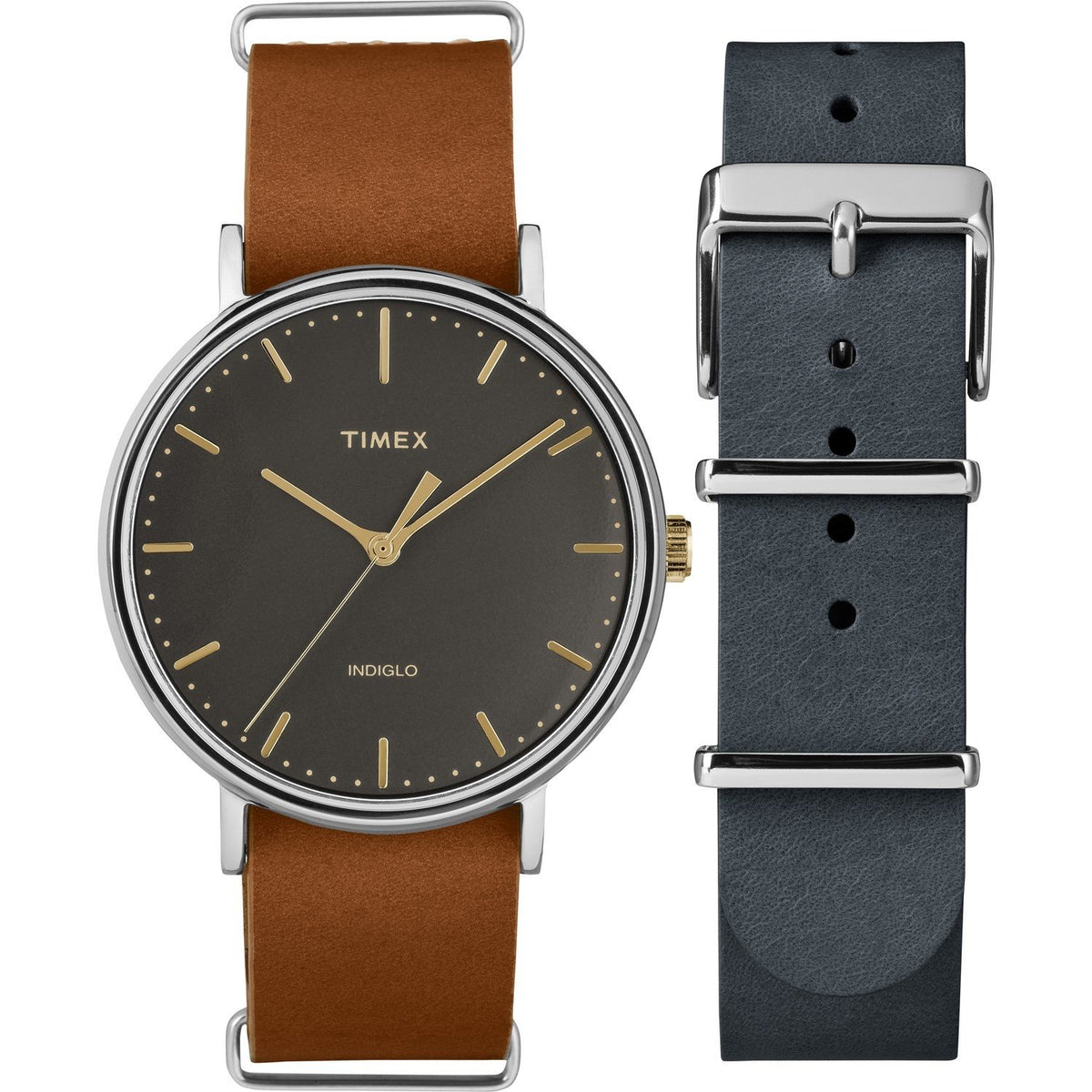 Timex Unisex TWG016500 Fairfield Brown Leather Watch