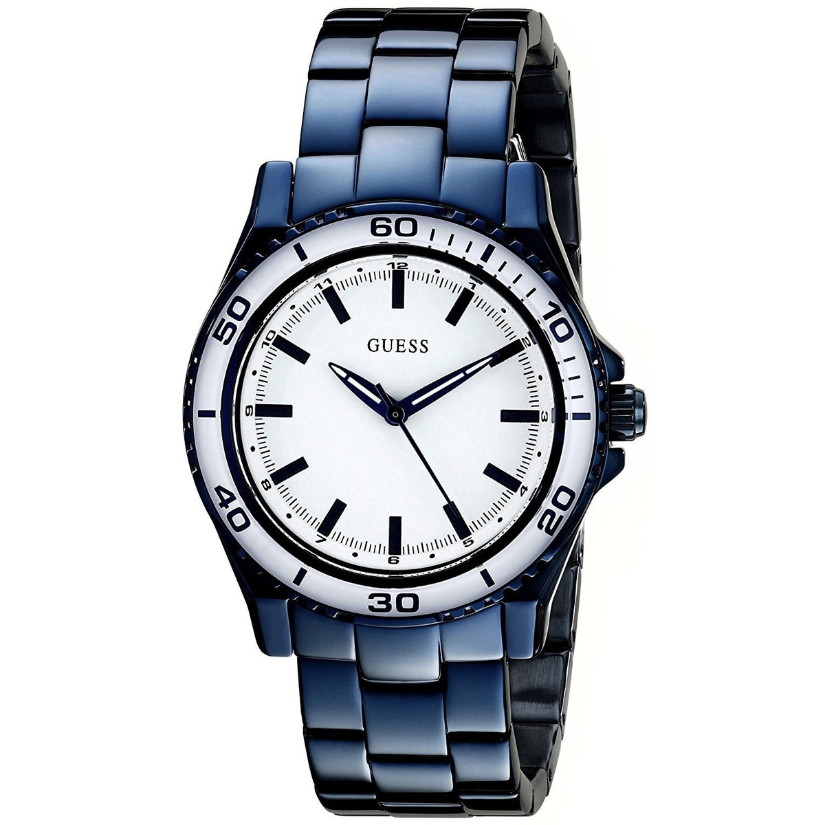 Guess Women&#39;s U0557L3 Blue Stainless Steel Watch