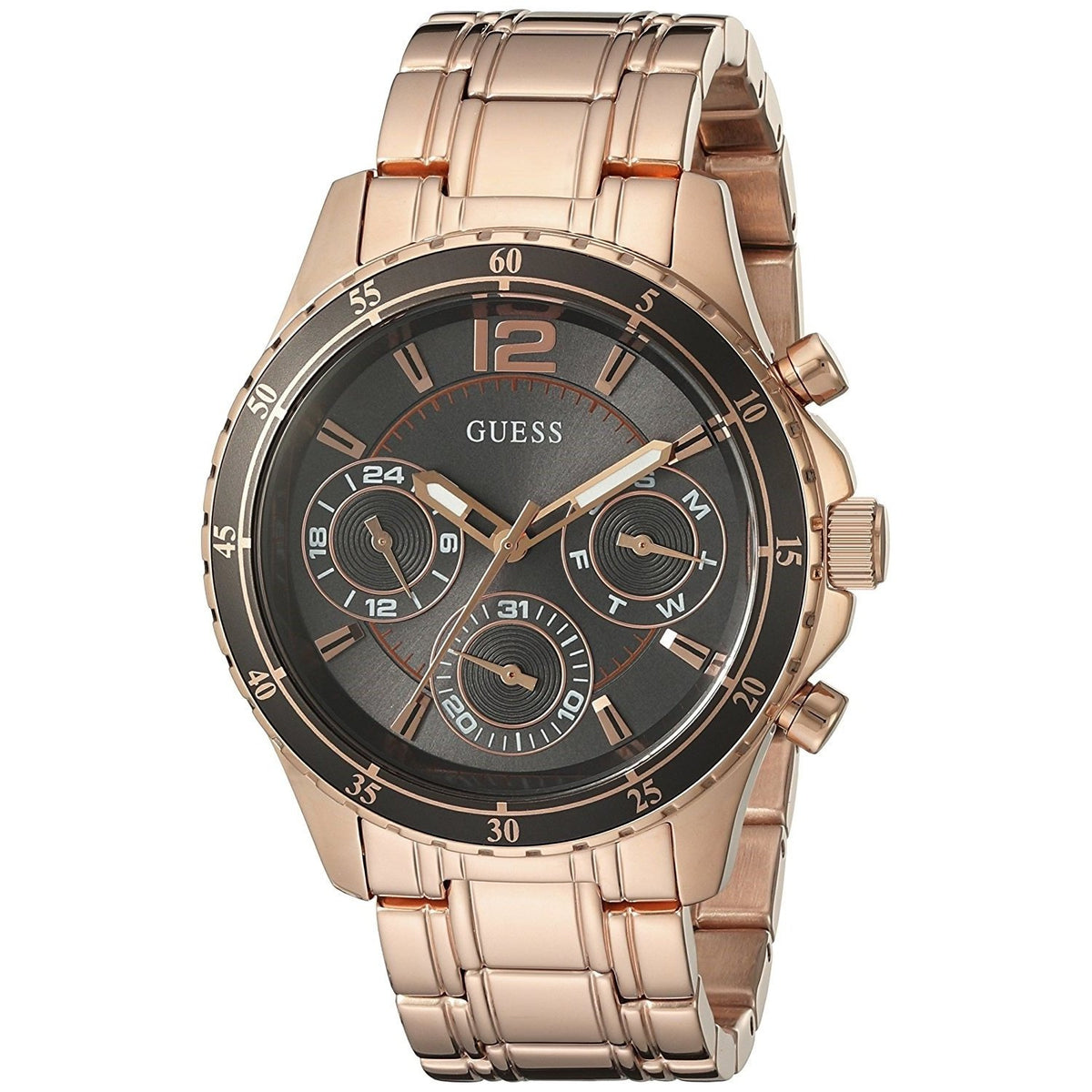 Guess Women&#39;s U0639L2 Multi-Function Rose-Tone Stainless Steel Watch