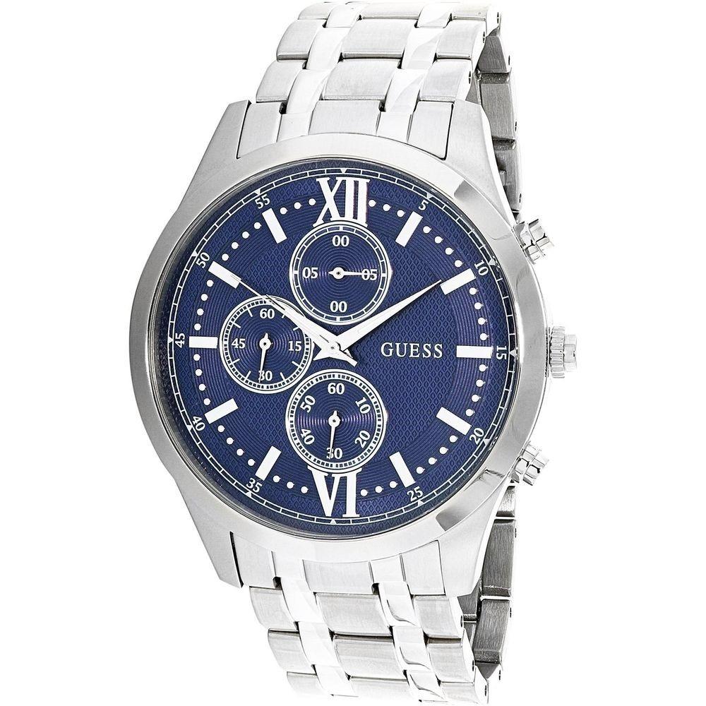 Guess Men's U0875G1 Hudson Chronograph Stainless Steel Watch