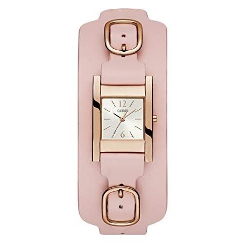 Guess Women&#39;s U1137L2 Classic Pink Leather Watch