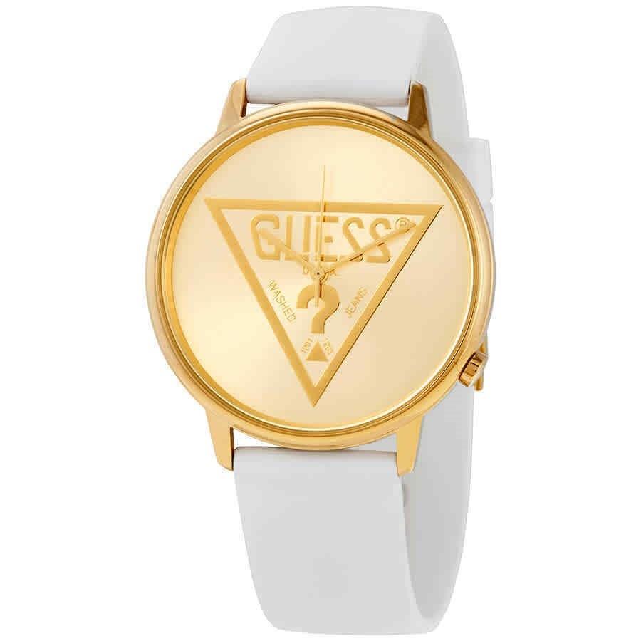 Guess Unisex V1023M1 Classic White Silicone Watch