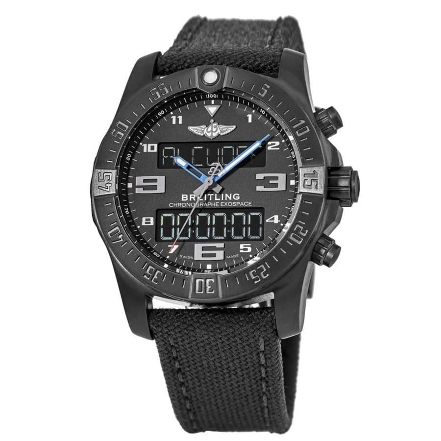 Breitling Men's VB5510H2-BE45-100W Exospace  Grey Canvas Watch