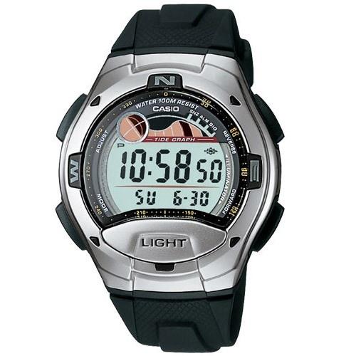 Casio Men&#39;s W-753-1AV Casual Digital Rubber Watch