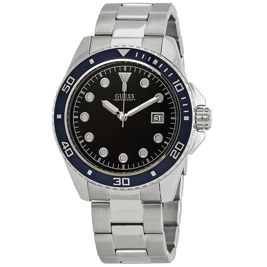 Guess Men's W1002G1 Crew Stainless Steel Watch