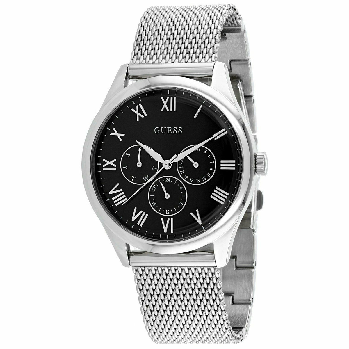 Guess Men&#39;s W1129G1 Classic Stainless Steel Watch