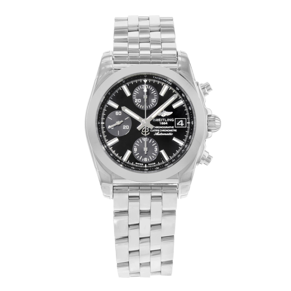 Breitling Women&#39;s W1331012-BD92-385A Chronomat 38 Chronograph Stainless Steel Watch