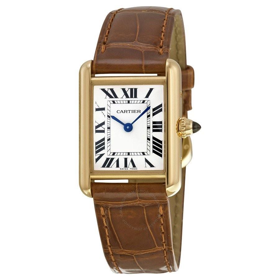 Cartier Women&#39;s W1529856 Tank Brown Leather Watch