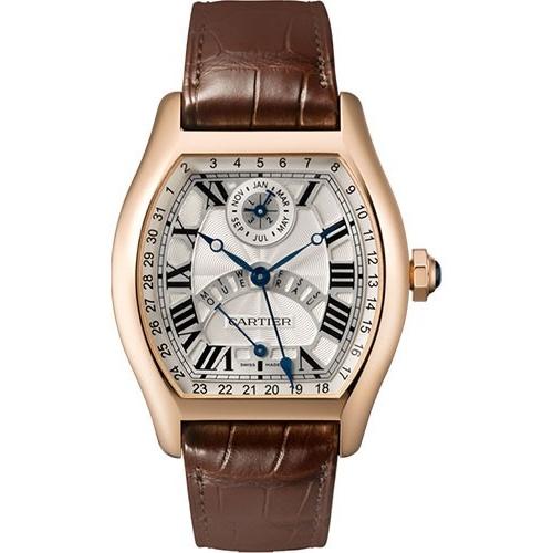 Cartier Men's W1580045 Tortue Brown Leather Watch